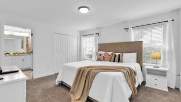 4 bedrooms, iron/ironing board, travel crib, free WiFi