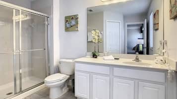 Hair dryer, towels