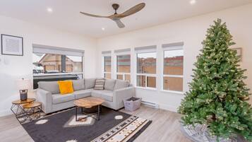 TV connectée, cheminée