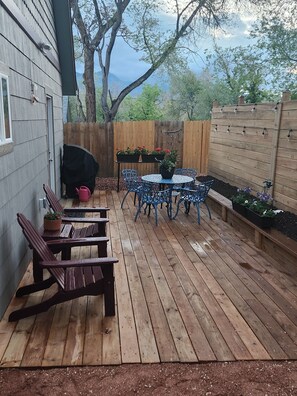 Opções para refeição ao ar livre