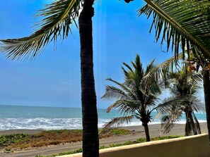 Sun loungers, beach towels