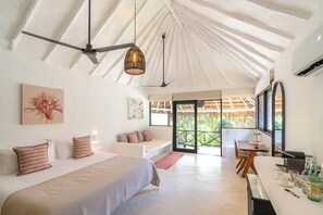 JUNGLE LOFT KING WITH TERRACE | 1 habitación, ropa de cama de alta calidad y edredón 