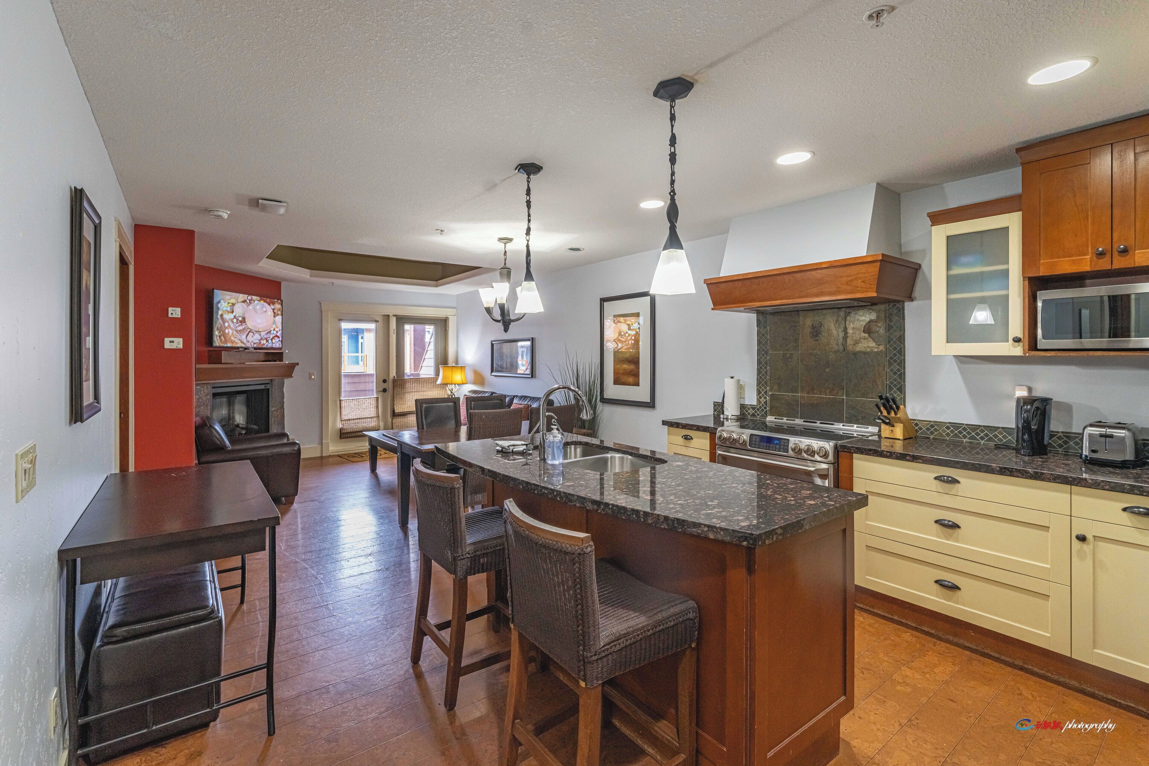 家庭公寓式客房 | 私人厨房 | 茶具/咖啡用具、电热水壶