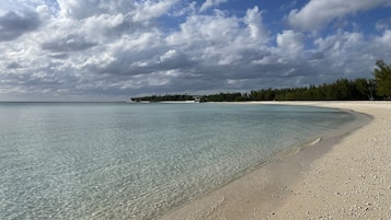 Sun loungers, beach towels