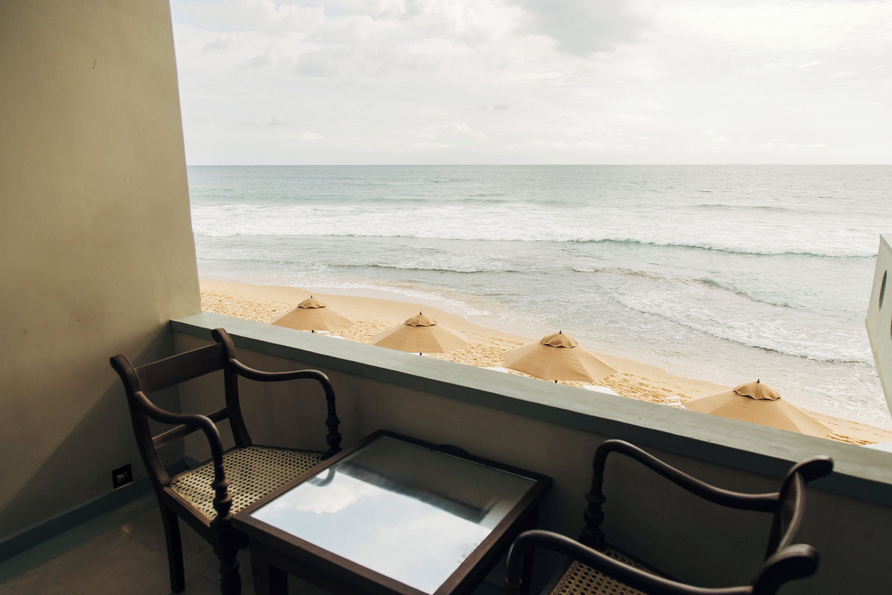 Habitación doble, vista al mar | Balcón