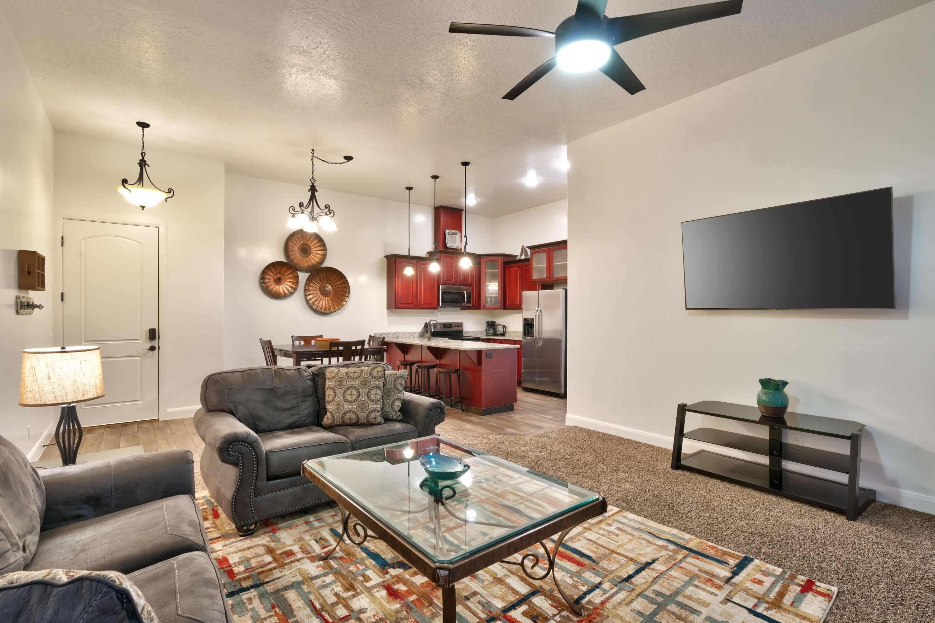 TV, stereo, offices