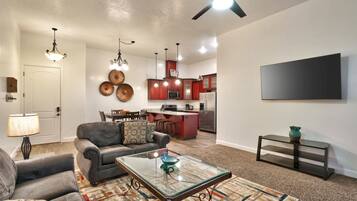 TV, stereo, offices
