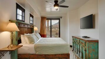 2 slaapkamers, een bureau, een strijkplank/strijkijzer, wifi