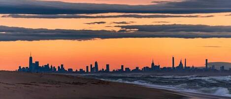 Sun loungers, beach towels