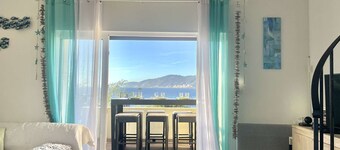 Maison de vacances 4 pièces avec vue mer, climatisation et parking à Porticcio