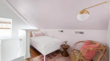 2 bedrooms, iron/ironing board, travel crib, WiFi