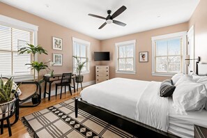 4 bedrooms, iron/ironing board, travel crib, WiFi