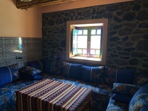 Living area - Oussaya house (Asni)