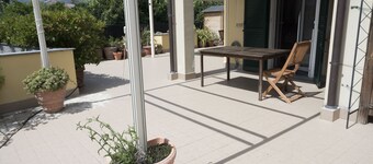 Tiziana House with large patio, private pool and reserved parking.