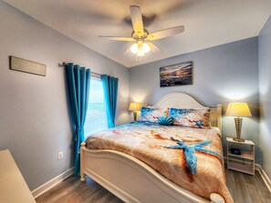 1 bedroom, iron/ironing board, travel crib, free WiFi