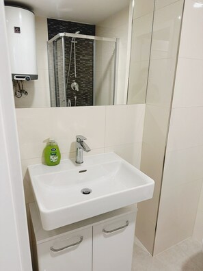 Towels, soap, toilet paper