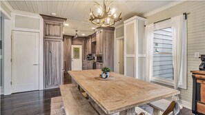 Dining - Lake Michigan Sunset Views from updated Macatawa home w/private beach access  (Holland)