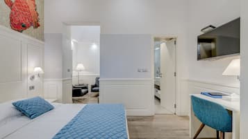 Pillow-top beds, in-room safe, desk, laptop workspace