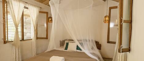 2 habitaciones y ropa de cama