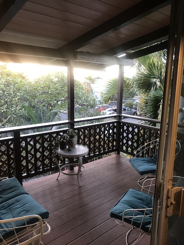 The Flying Honu is located in the heart of Kona Town