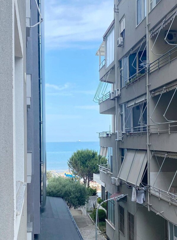 Honeymoon-Apartment | Balkon