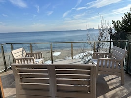 Deluxe Room, 1 King Bed, Terrace, Sea View | Terrace/patio