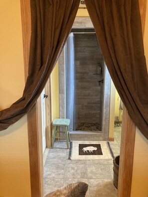 Shower, hair dryer, towels, soap - World Class Fishing, and Mountain Views in the beautiful Madison River Valley. (Ennis)