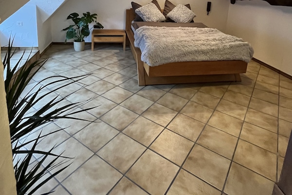 2 chambres, fer et planche Ă repasser, Wi-Fi, draps fournis