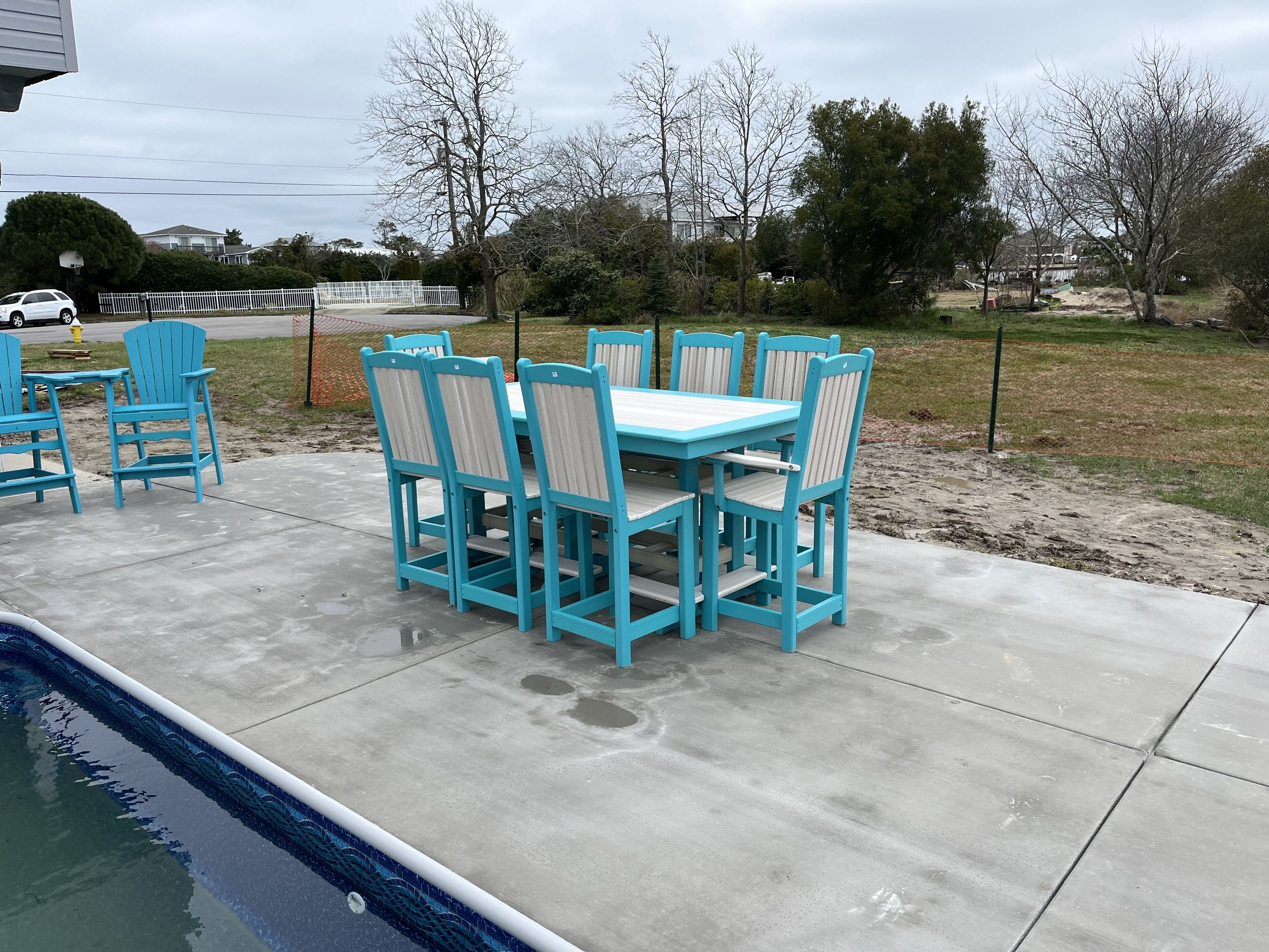 Dining table outside