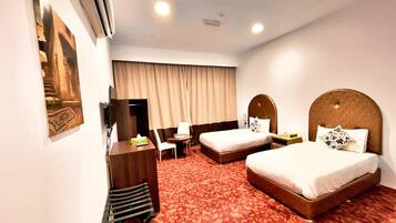 Free WiFi, bed sheets