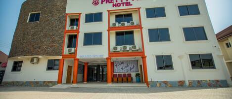 Façade de l’hébergement