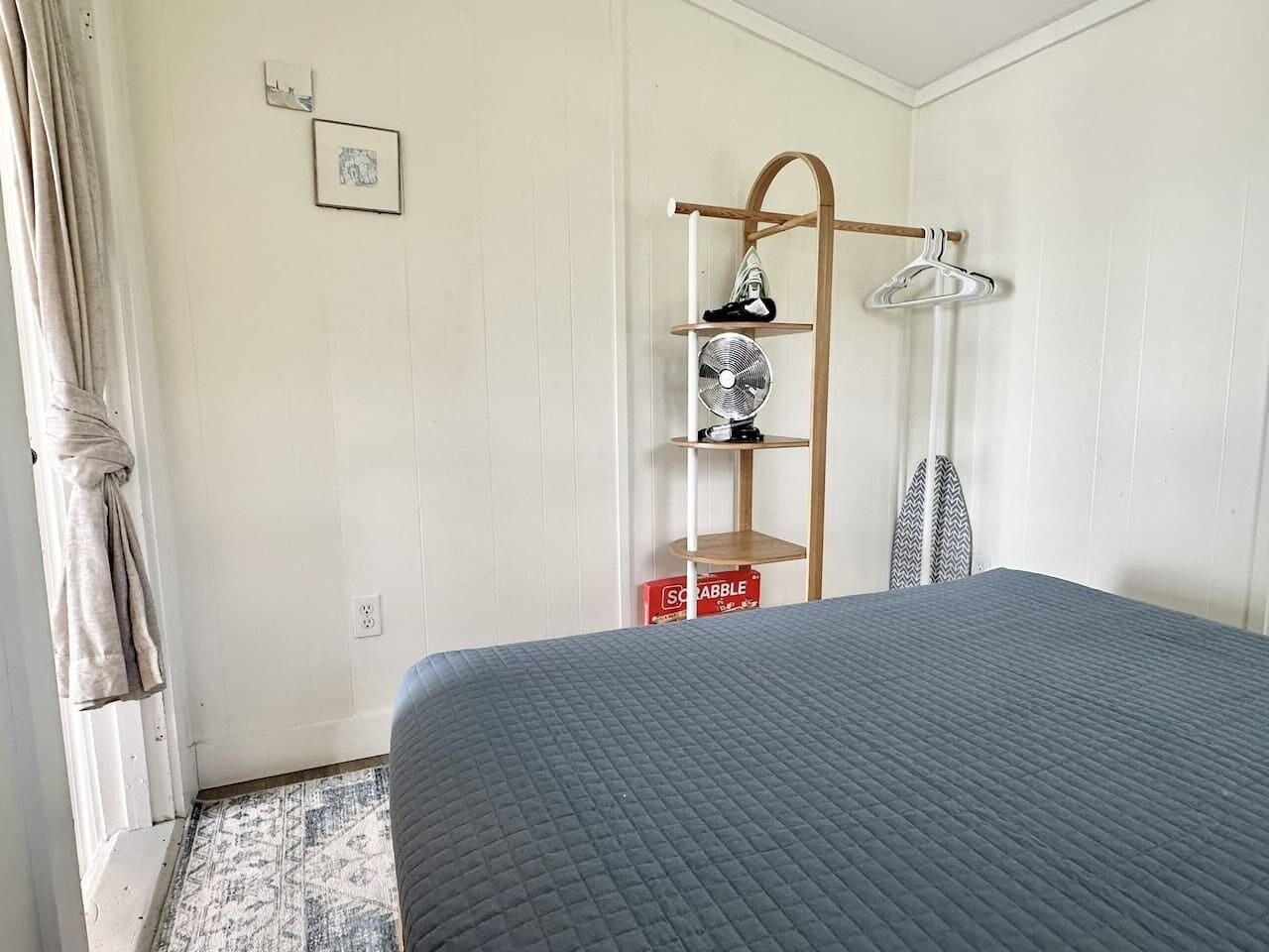 1 bedroom, iron/ironing board, travel crib, WiFi