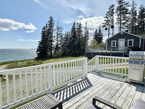 Terrace/patio - Beachfront Pet Friendly Tiny Home [Shoreline Bliss] (Tremont)