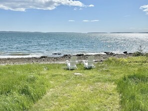 Vlak bij het strand