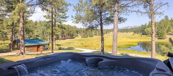 Pondside Lodge: Hottub + Sauna + Firepit + Game Room