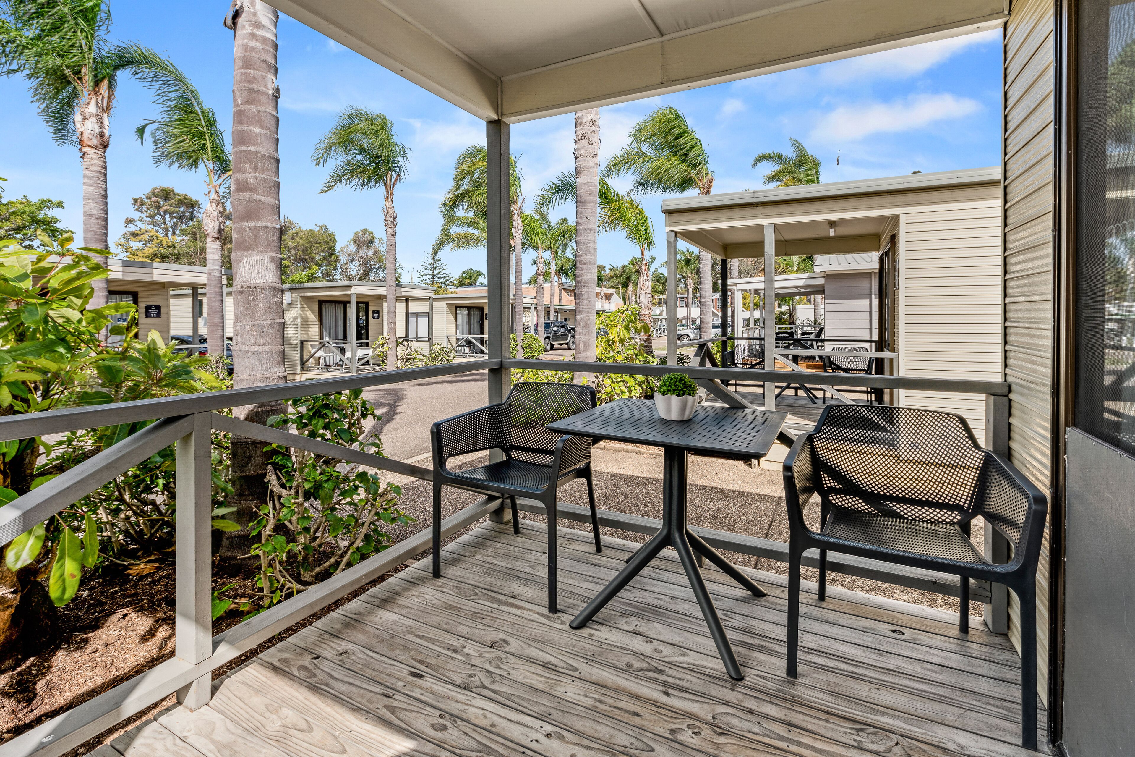 Economy Cabin, 1 Bedroom | Terrace/patio