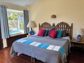 2 bedrooms, iron/ironing board, WiFi, bed sheets - 2-bdr condo in Nuevo Vallarta. Relax at the pool or the beach across the street. (Nuevo vallarta)