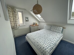 2 bedrooms, iron/ironing board, travel cot, WiFi