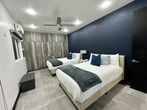 4 bedrooms, iron/ironing board, free WiFi, bed sheets
