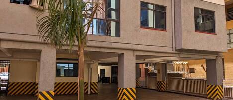 Uitzicht op het park