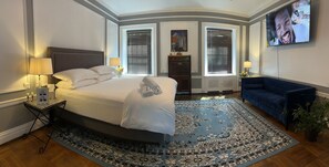 Deluxe kamer | 1 slaapkamer, verduisterende gordijnen, een strijkplank/strijkijzer