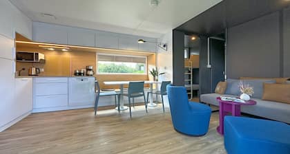 Chalet am Eixendorfer See mit Aussicht