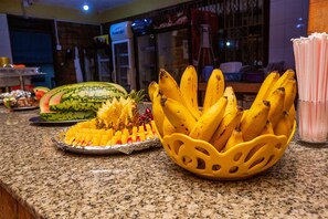Free daily buffet breakfast