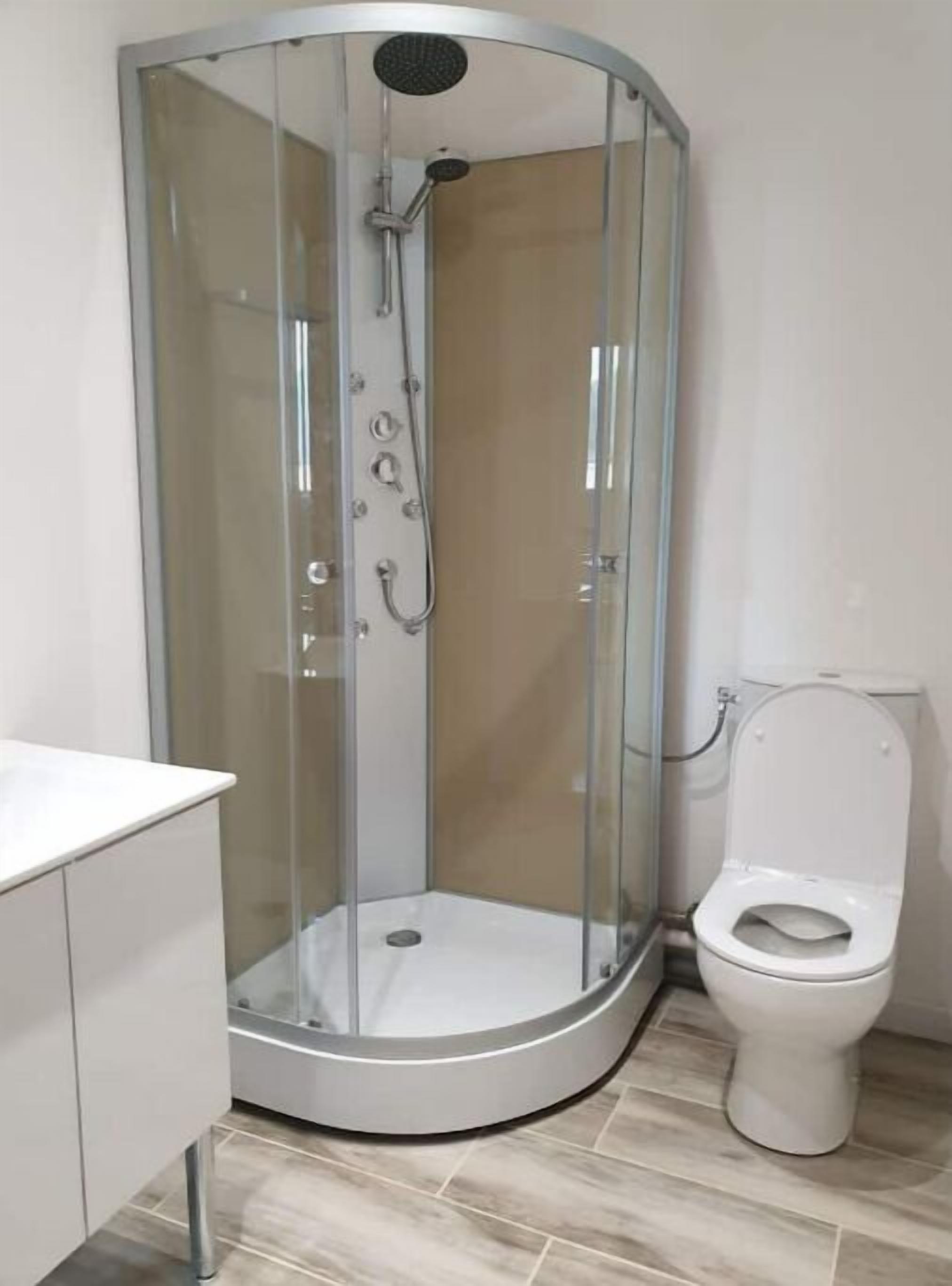 Towels, soap, toilet paper