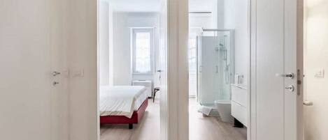 1 غرفة نوم ومكواة/لوح كي وواي فاي مجانًا وملاءات أسرّة