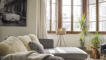 Télévision, cheminée