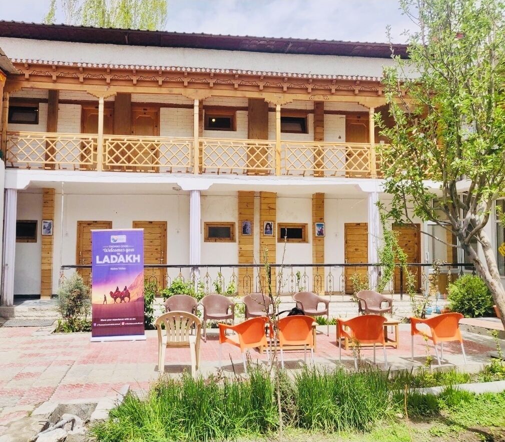 Façade de l’hébergement