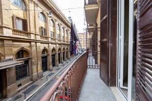 Doppel- oder Zweibettzimmer, Balkon, Stadtblick | Blick vom Balkon