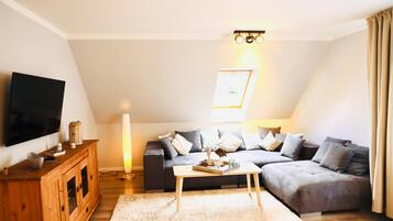 Fernseher, Videothek, Stereoanlage