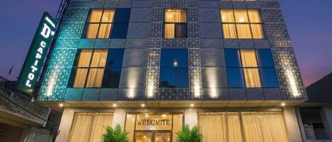 Voorkant van accommodatie